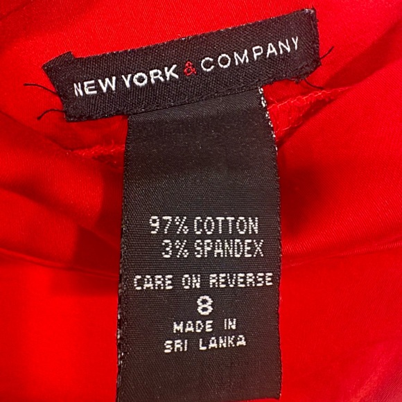 New York & Co Flaming Red Dress - Picture 4 of 5